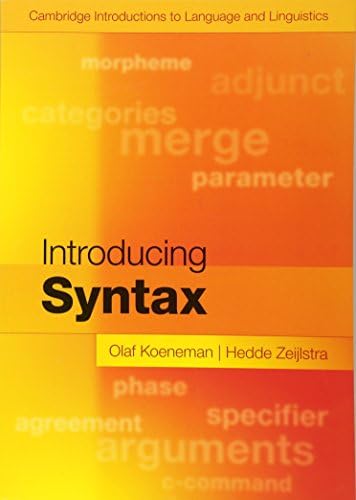 Syntax: A Generative Introduction (Introducing Linguistics